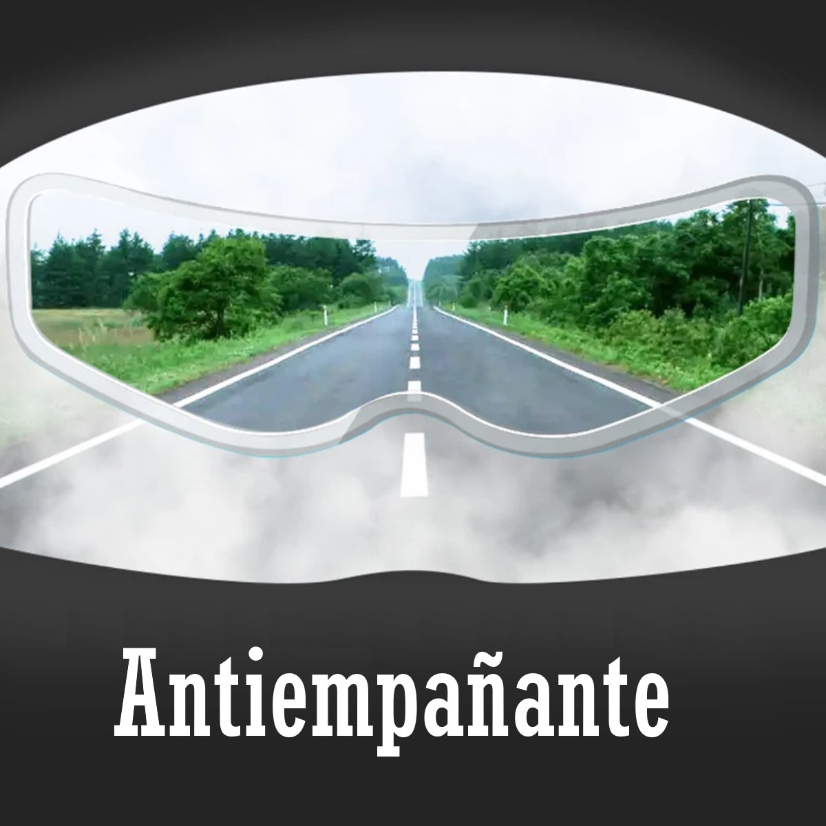 PINLOCK ANTIEMPAÑANTE NIEBLA CASCO MOTO UNIVERSAL MICA BICI AUTO CARRETERA DEPORTE ANTIAGUA PELI