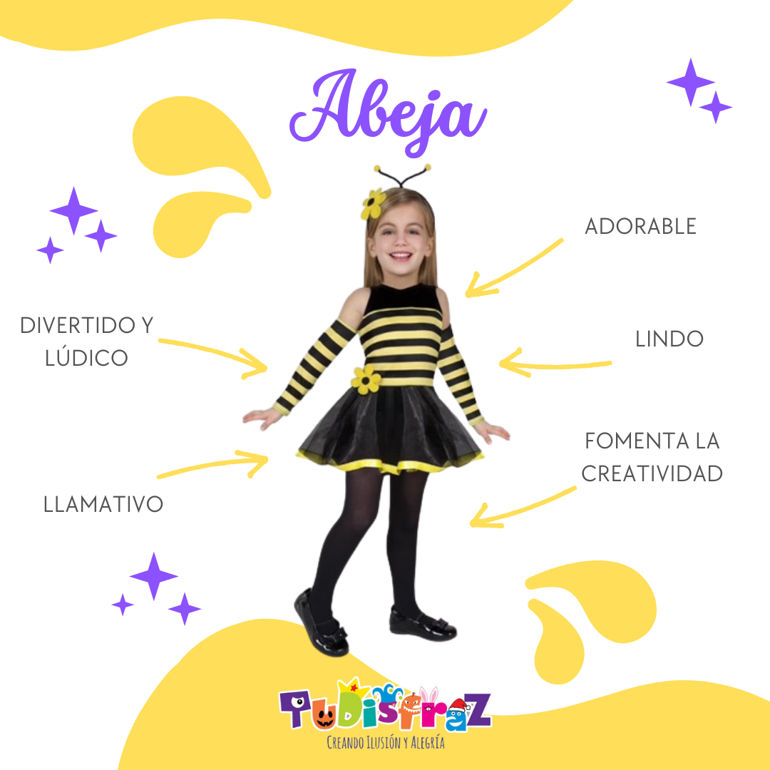 Disfraz de Abeja - Disfraces Abejita para Niñas Traje de la Primavera de Abejas