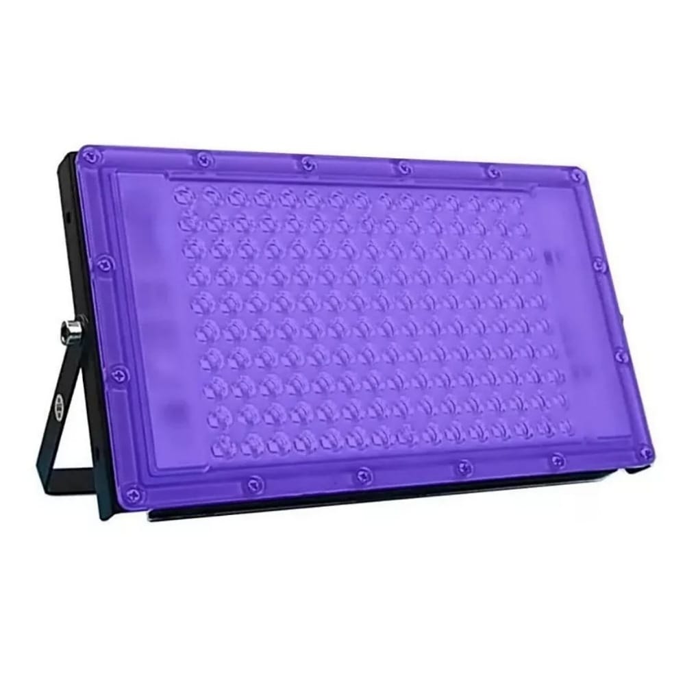 Reflector Led 50w Luz Negra Neon Uv Ultravioleta Ip65 110v Color de la carcasa Negro