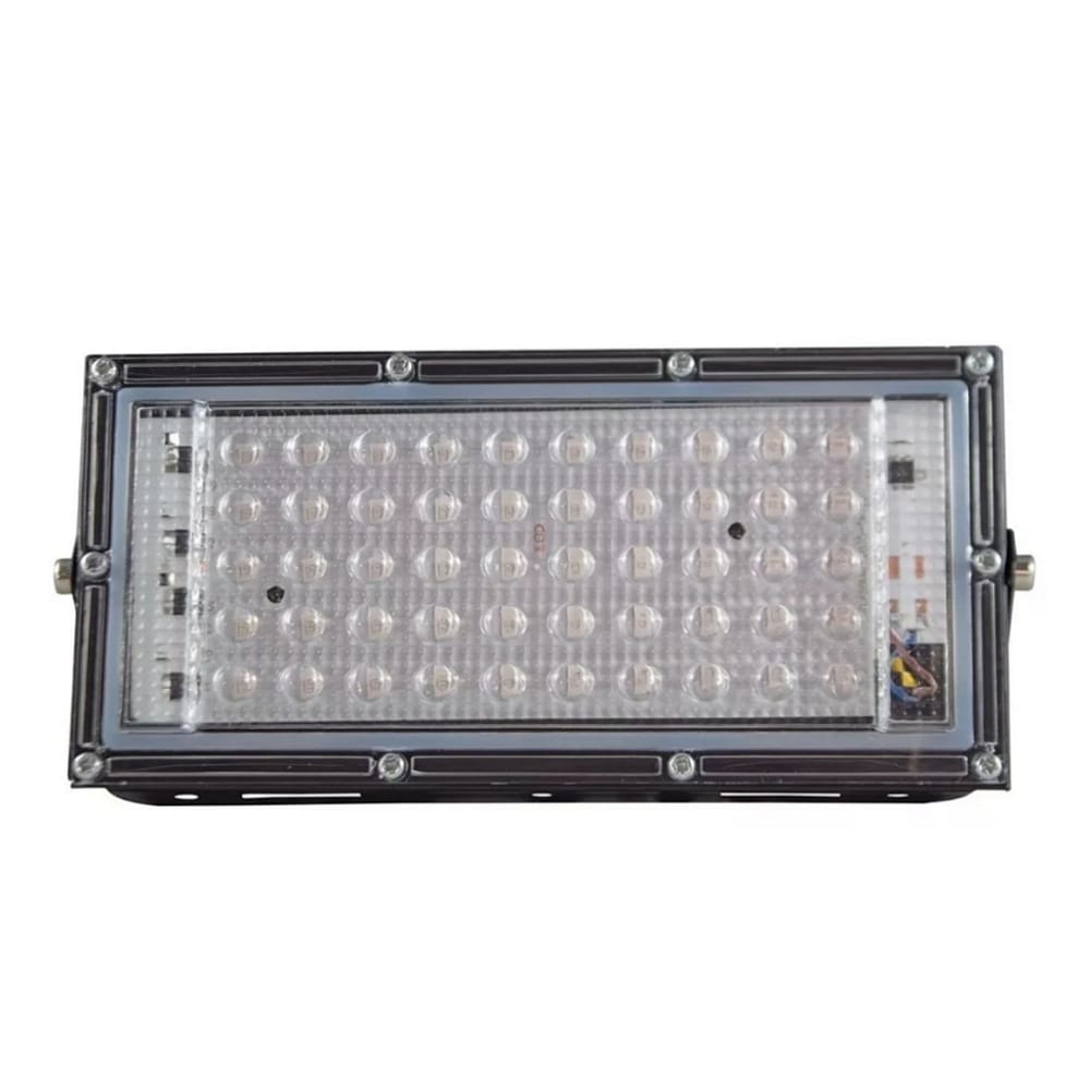 Reflector Led 50w Luz Negra Neon Uv Ultravioleta Ip65 110v Color de la carcasa Negro