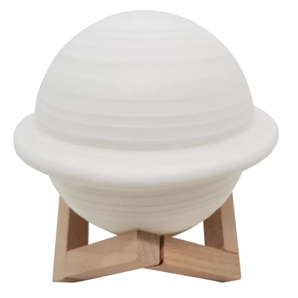Humidificador Difusor Lámpara Forma Planeta Luna Con 3 Modos