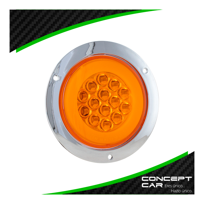 10 Plafon 14 Led Redondo Arillo Gel Tipo Original Con Arnes