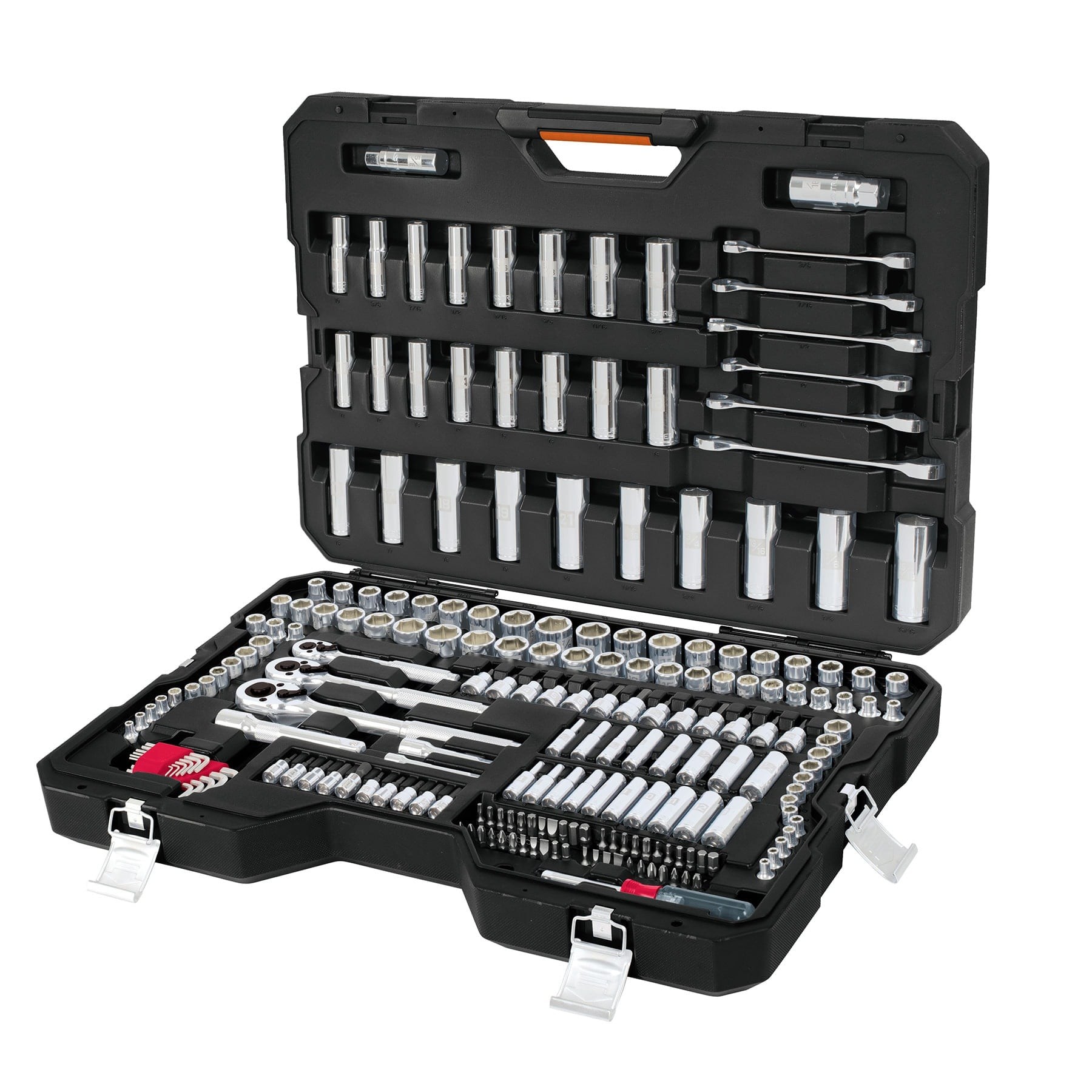 JUEGO 217 HERRAMIENTAS 1/4", 3/8" Y 1/2" STD Y MM P/MECÁNICO TRUPER 15691