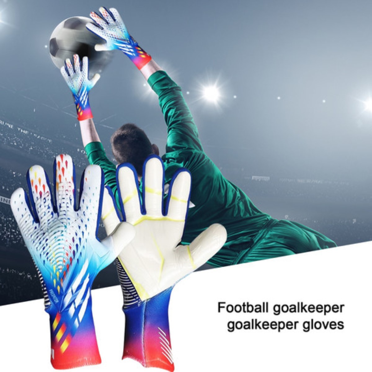 Guantes De Portero De Fútbol Profesional Antidesliz P/adulto talla 8