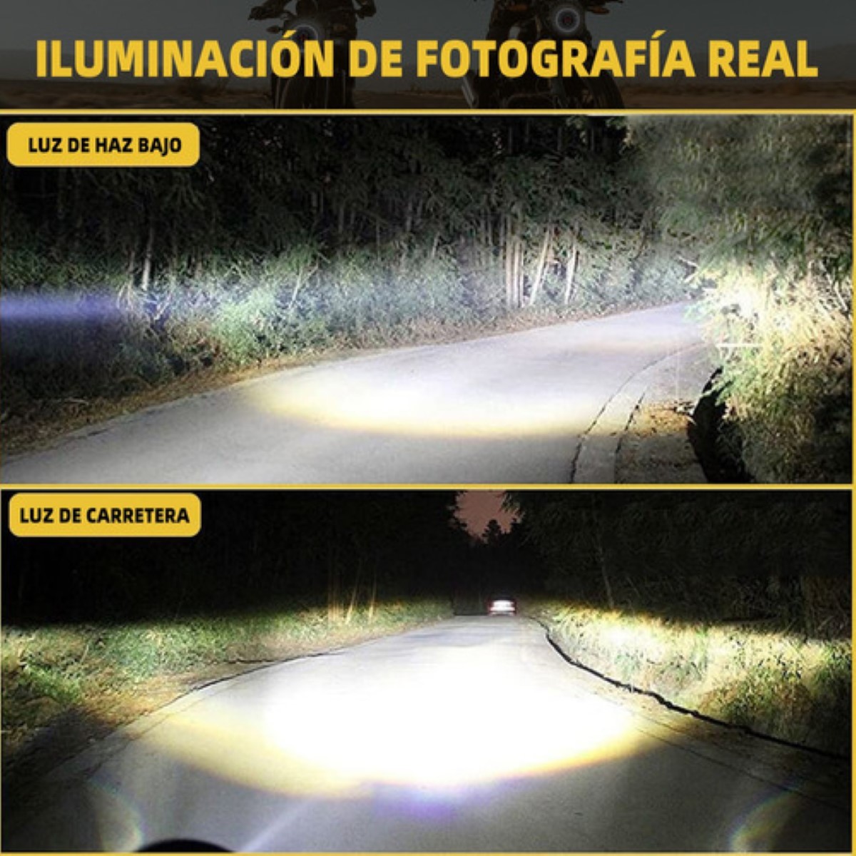 7'' Faro Led Universal Refacciones Moto Rgb Ojo De Angel