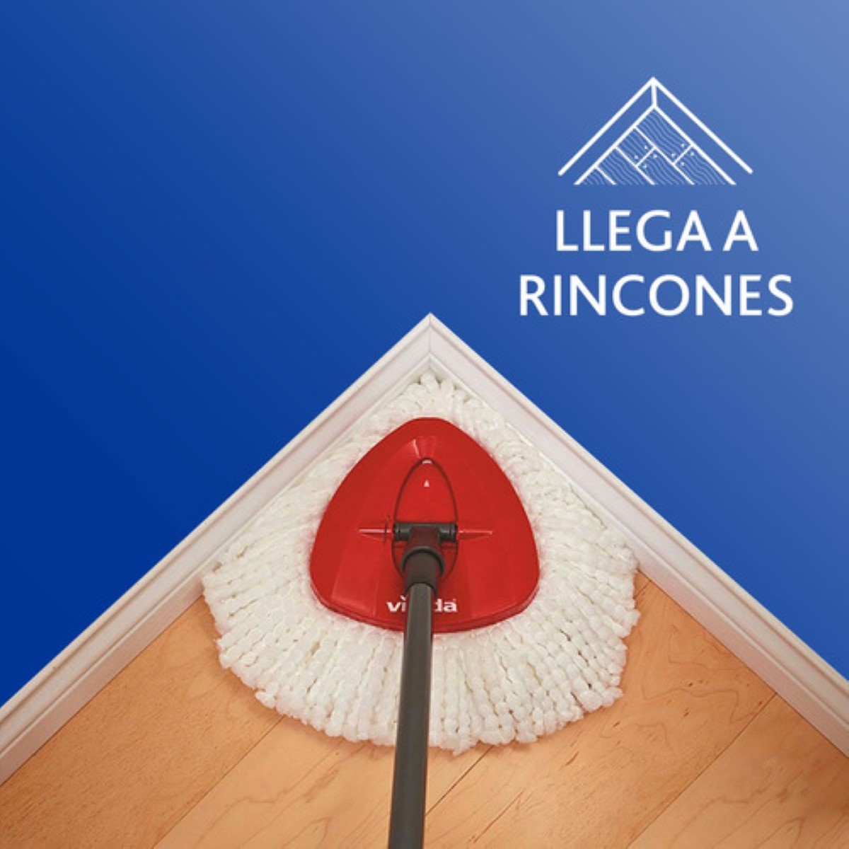 Vileda Easy Wring - Trapeador Microfibra + 1 Fabuloso 1.7l negro/rojo