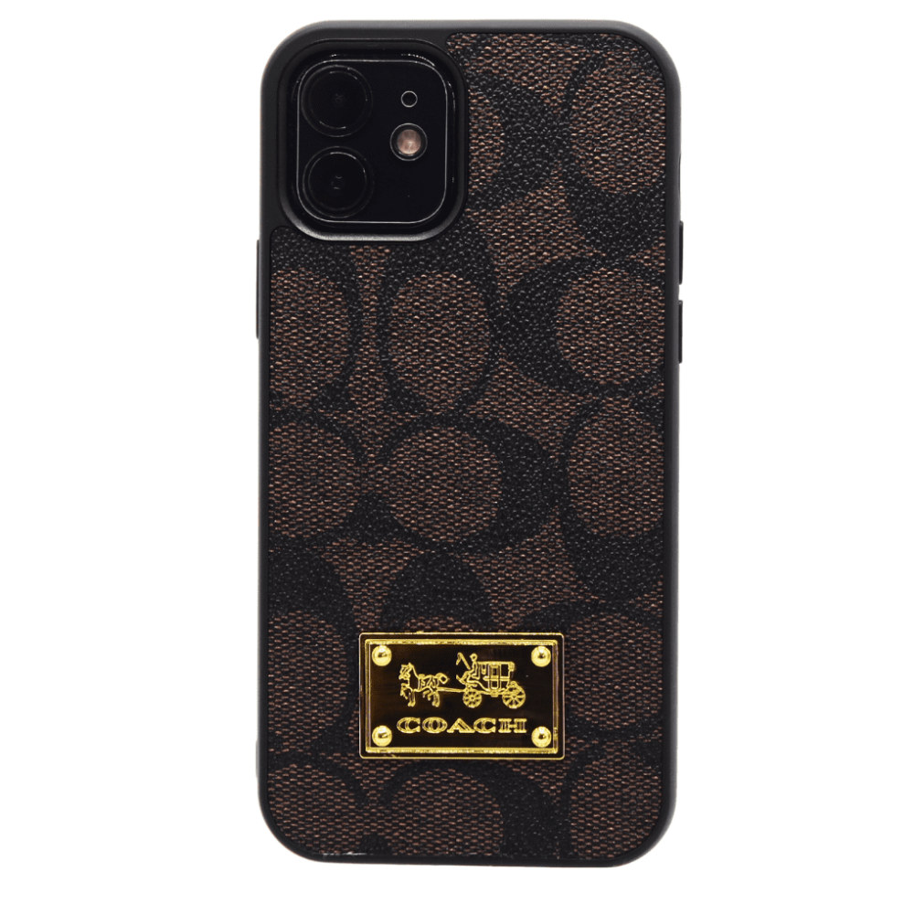 CASE COACH IPHONE 11 CHOCOLATE ESTUCHE PROTECTOR FUNDA EMBLEMATICA