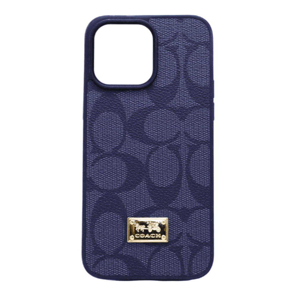 CASE COACH IPHONE 14 PRO MAX AZUL REY ESTUCHE PROTECTOR FUNDA EMBLEMATICA