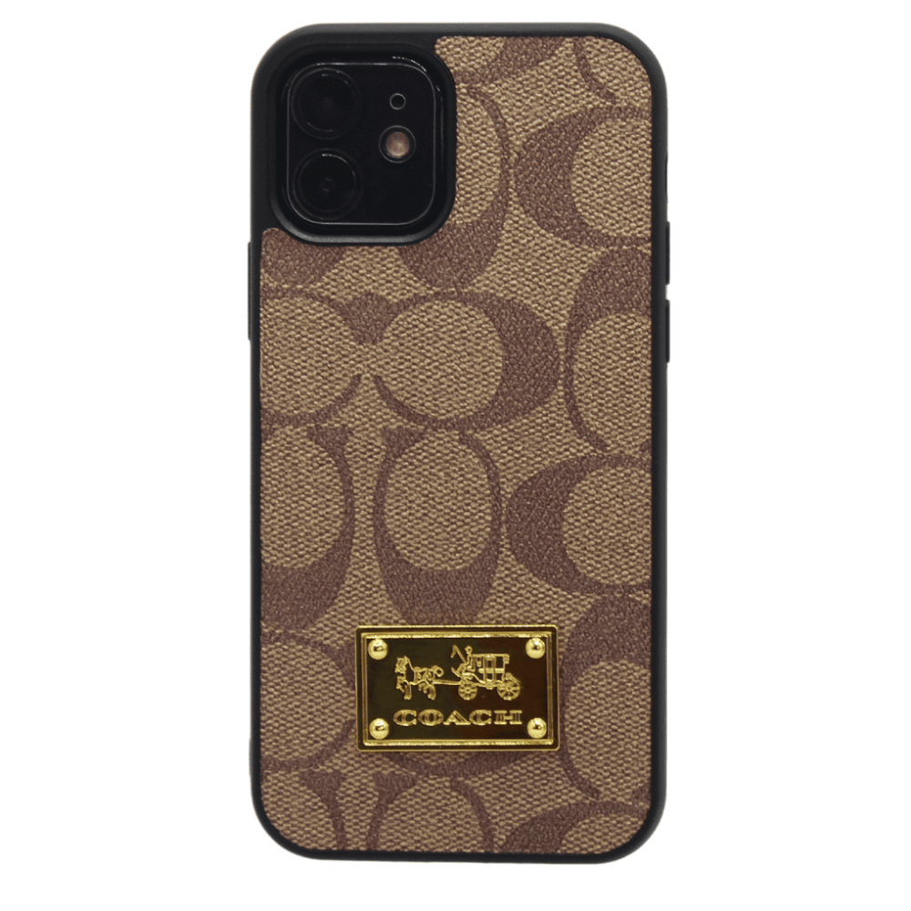 CASE COACH IPHONE 14 PRO CAFÉ ESTUCHE PROTECTOR FUNDA EMBLEMATICA