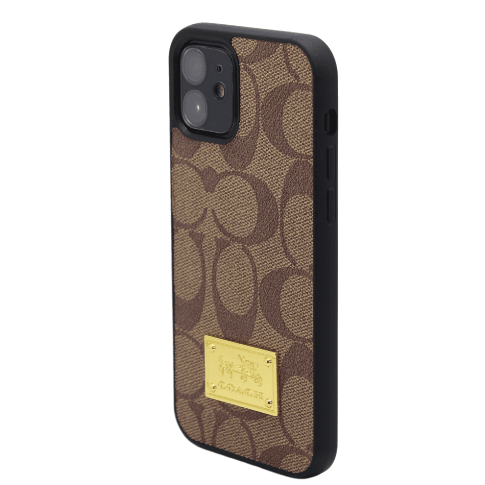 CASE COACH IPHONE 14 PRO CAFÉ ESTUCHE PROTECTOR FUNDA EMBLEMATICA
