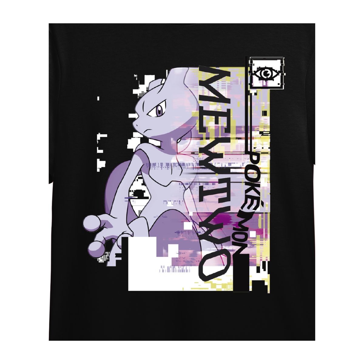 Playera para Niña de Pokémon, Mewtwo, Negro, Talla M