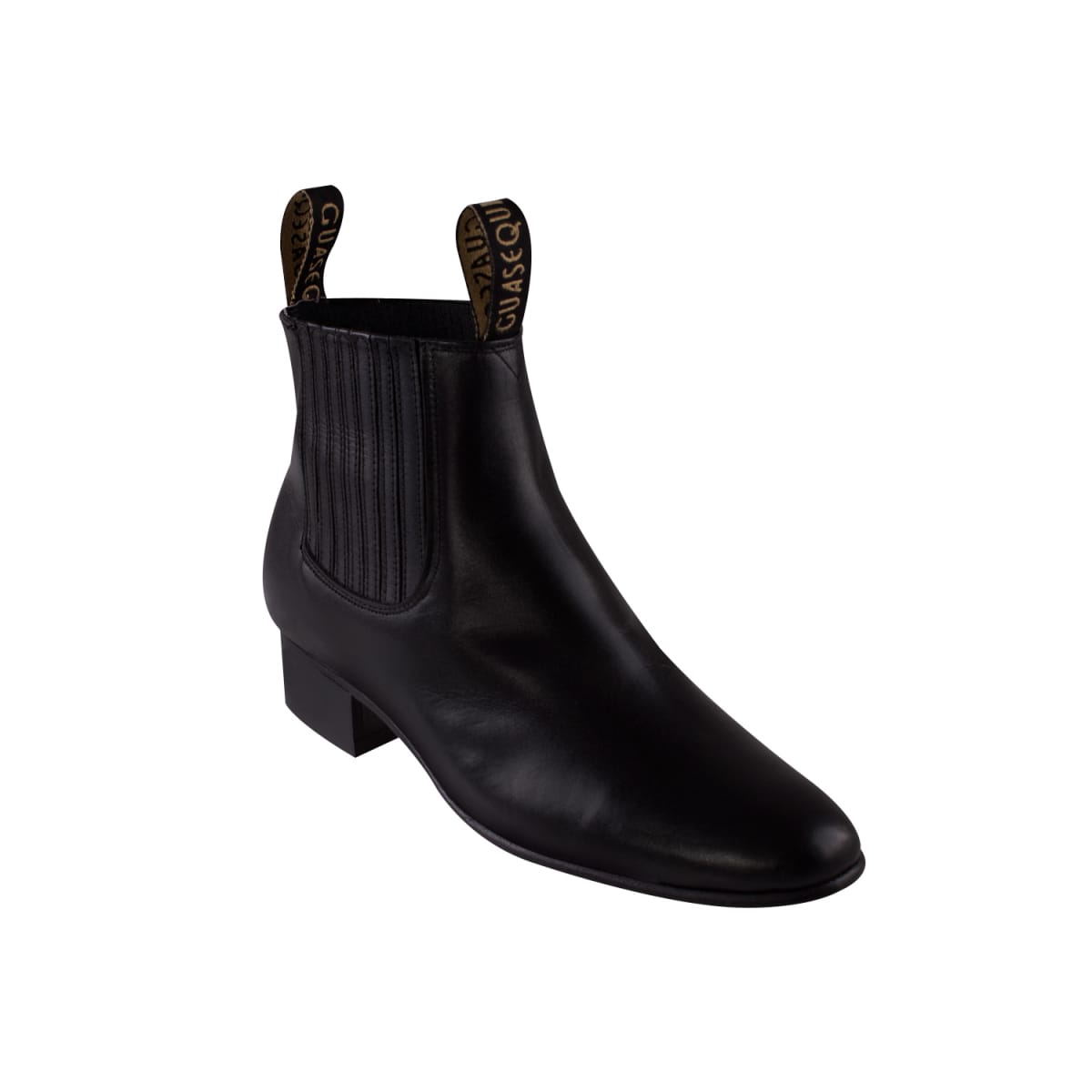 Botines vaqueros negros marca Guasequi, de hombre, mod. 14339