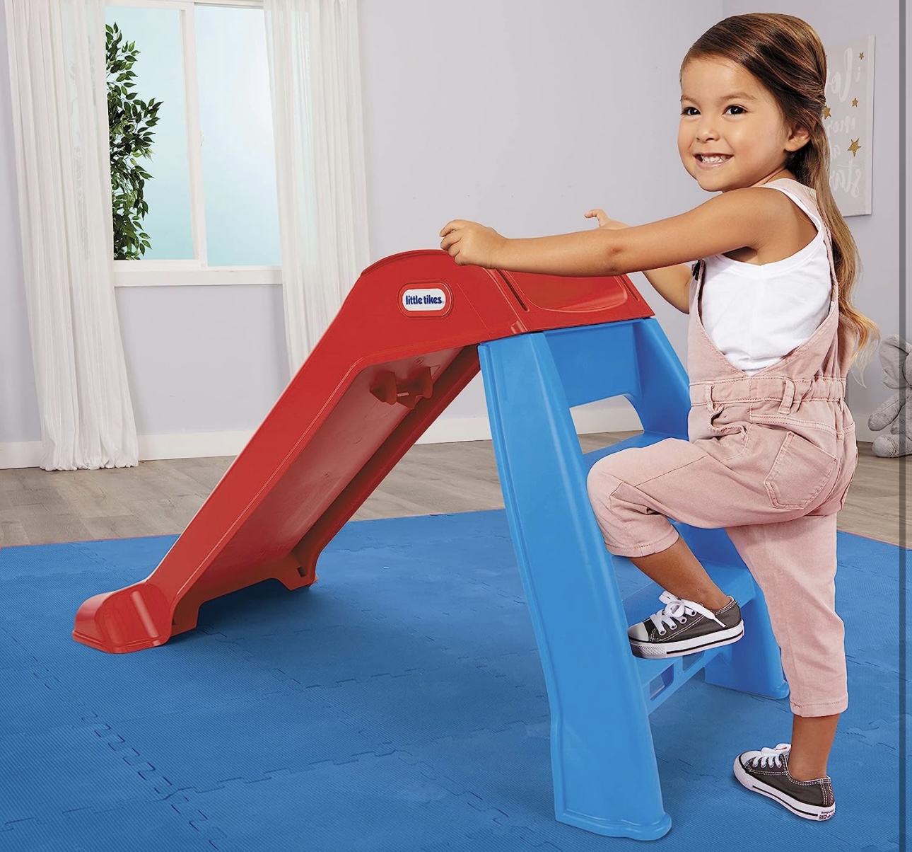Mini Resbaladilla Infantil Para Niños Plegable Little Tikes