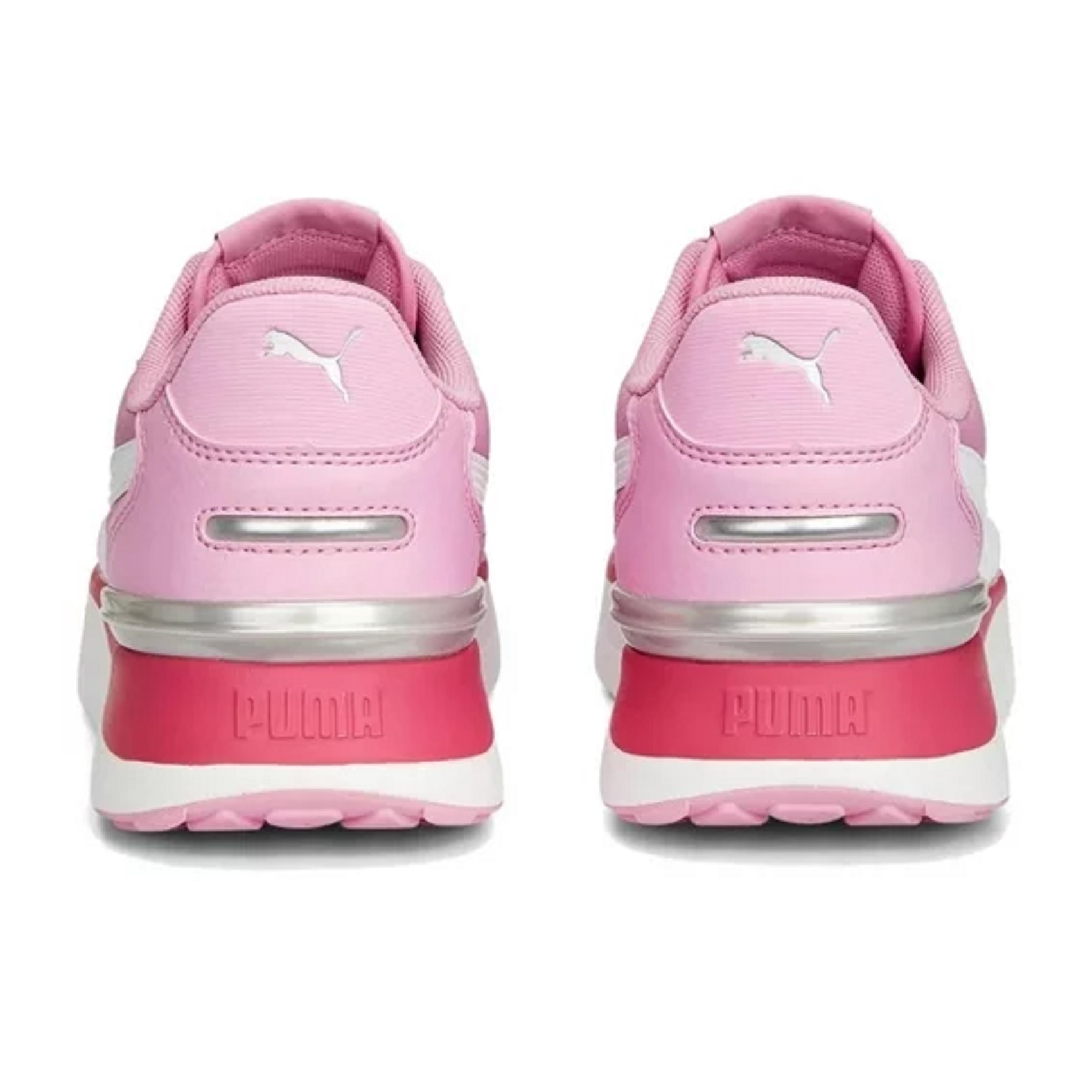 Tenis Puma R78 Voyage Jr Rosa/blanco mujer.