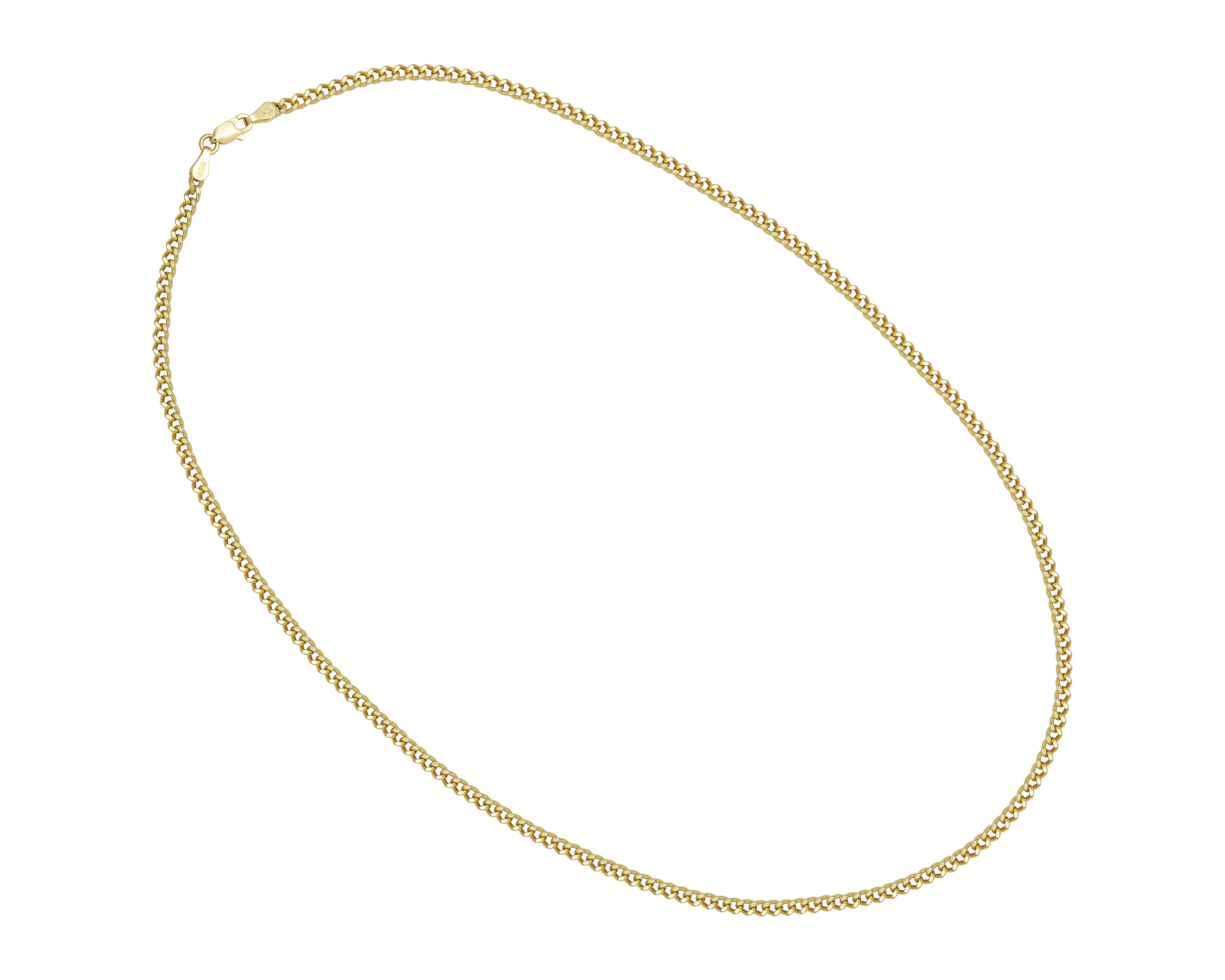 Cadena Oro 10K Horoz Barbada 2.9mm 55cm Si111.