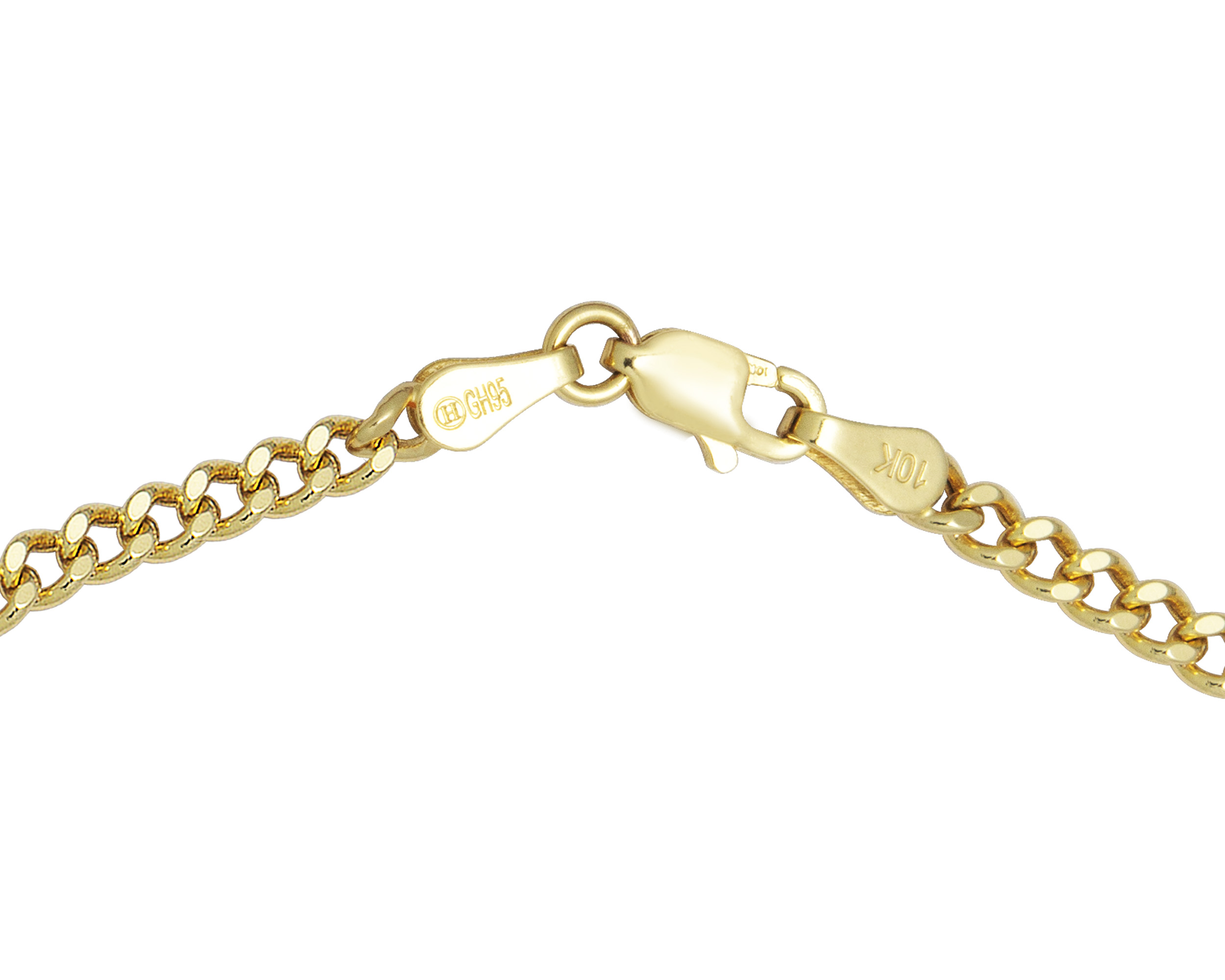 Cadena Oro 10K Horoz Barbada 2.9mm 55cm Si111.