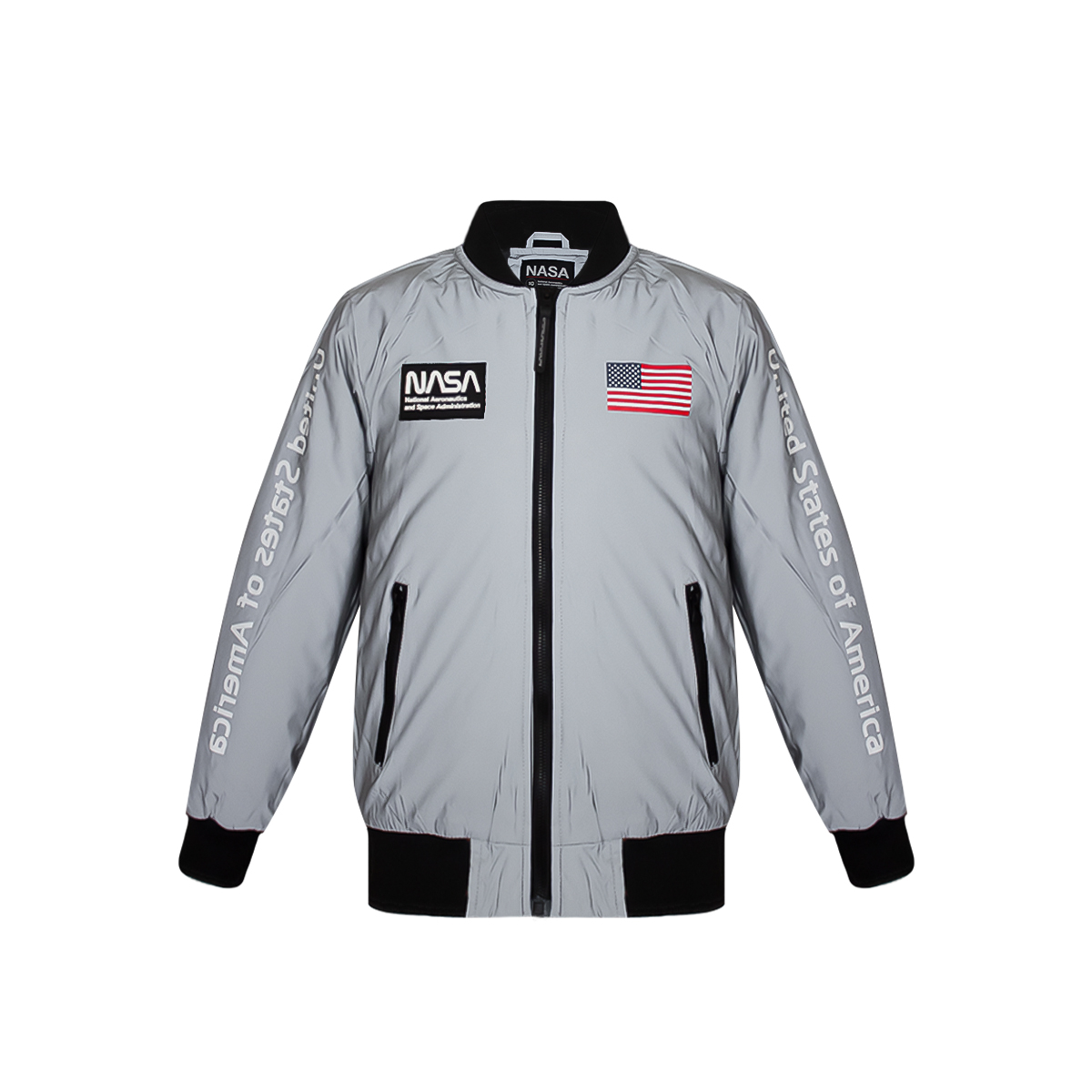 Chamarra Nasa Reflejante Para Niño 100% Original