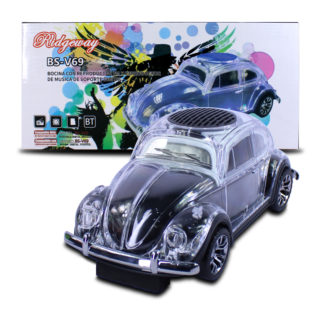 Bocina Altavoz Vintage Diseño De Vocho