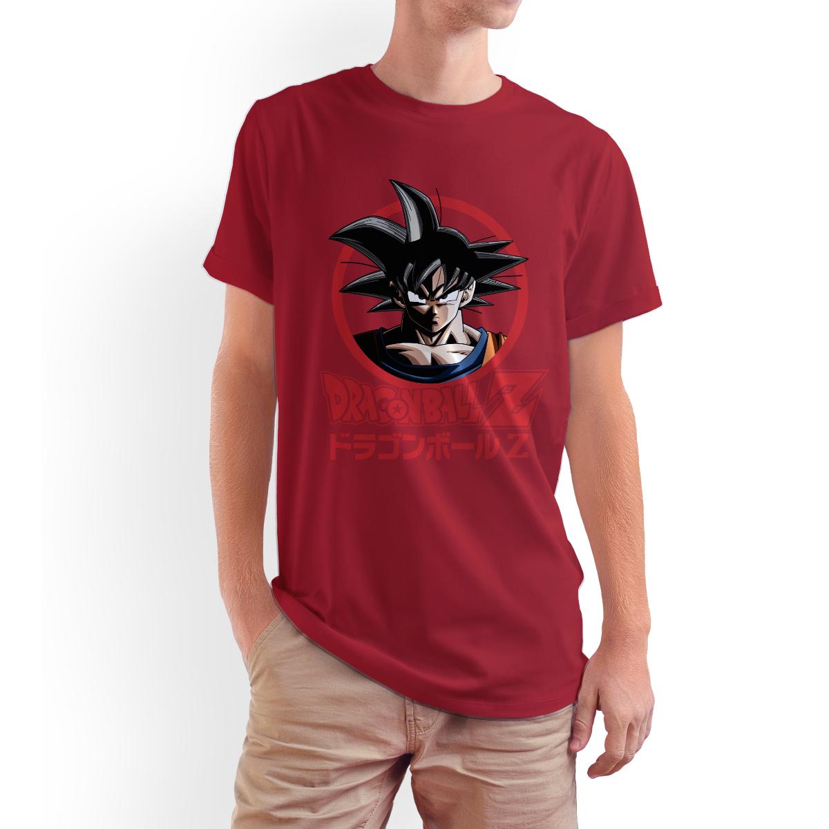 Playera para Niño de Dragon Ball Z, Goku, Rojo, Talla G
