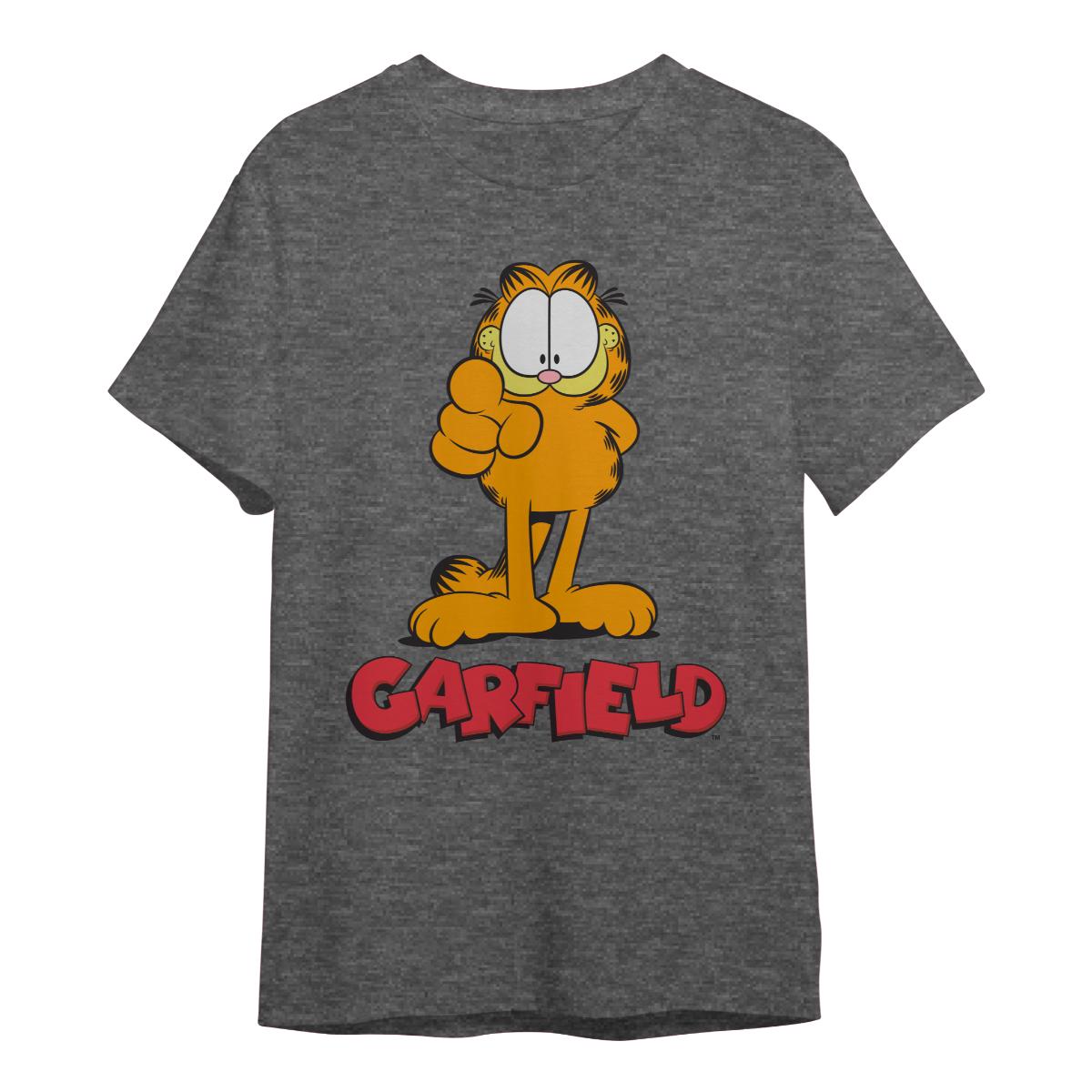 Playera para Niña de Garfield, Heather Steel, Talla CH