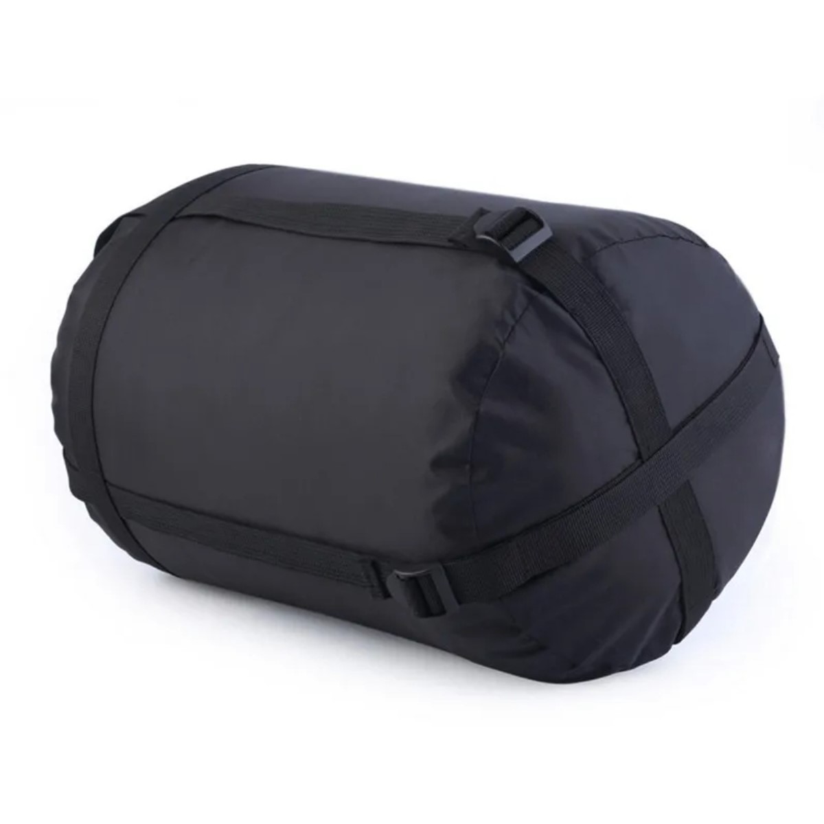 Bolsa para saco de dormir negro compresión impermeable aire libre ligero acampar viajes senderismo