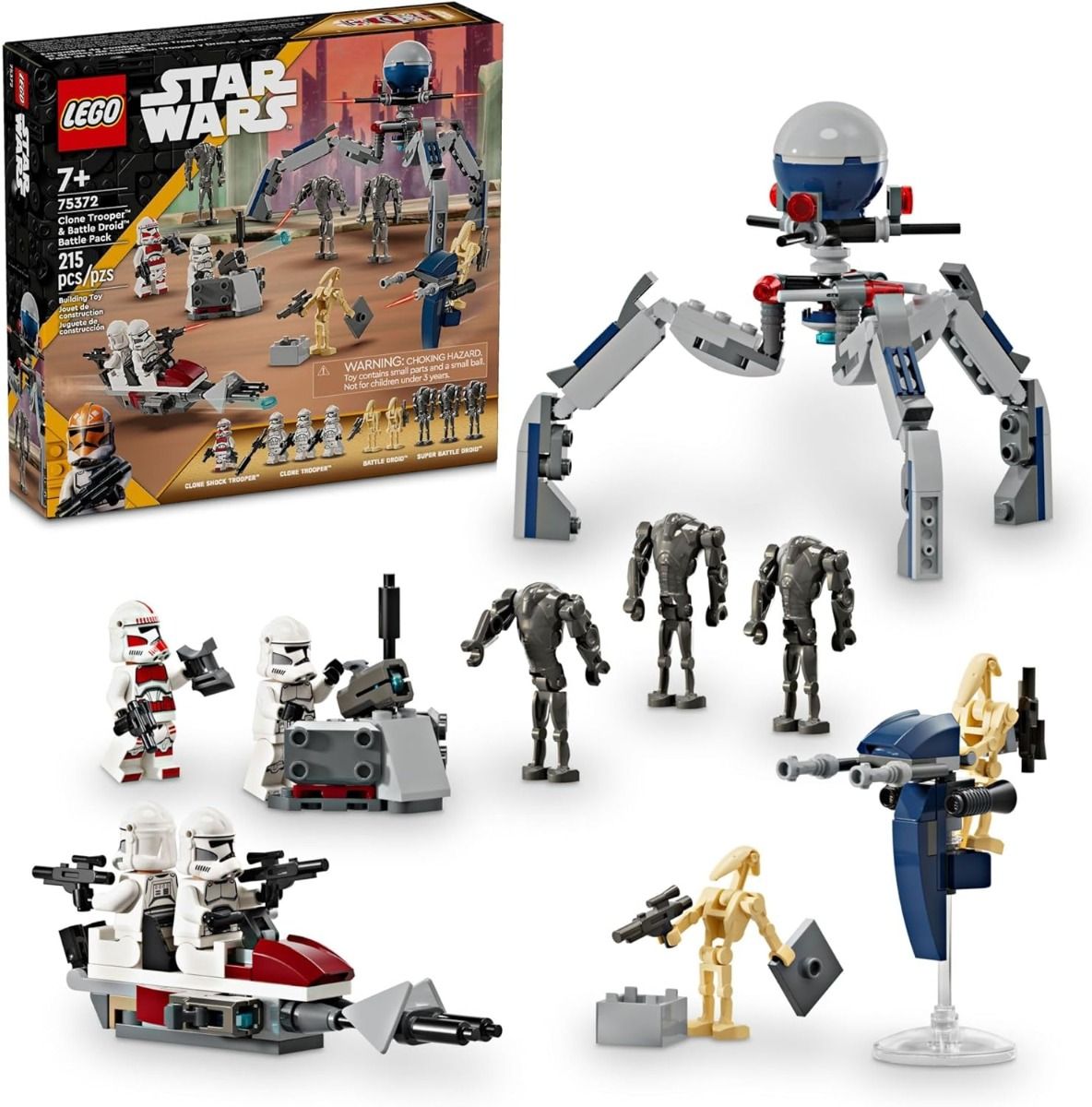 LEGO STAR WARS 75372 PACK DE COMBATE: SOLDADO CLON Y DROIDE
