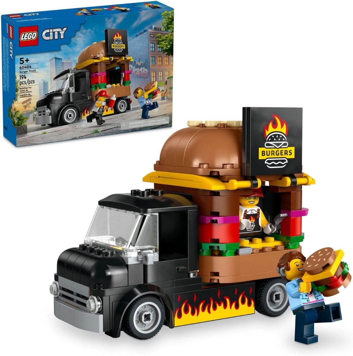 LEGO CITY 60404 CAMIÓN HAMBURGUESERÍA