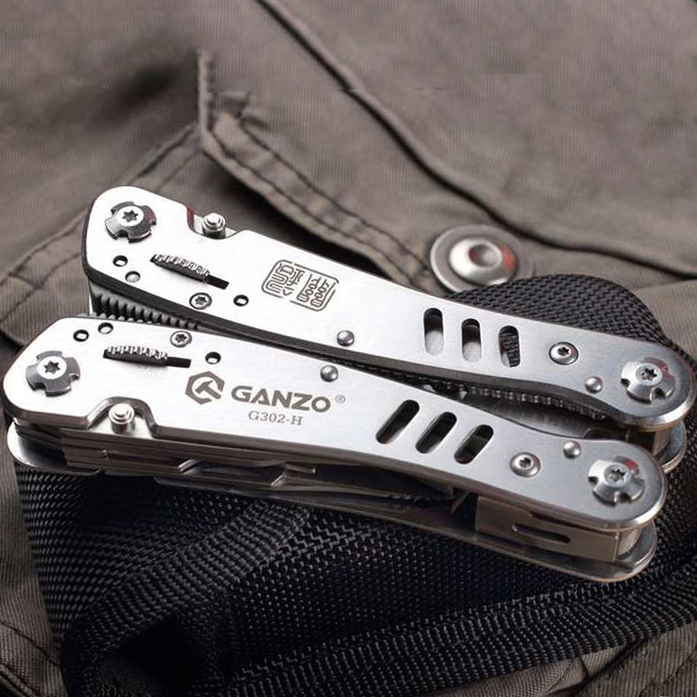 Ganzo Multiherramienta Color Plata 14 Funciones G302-h
