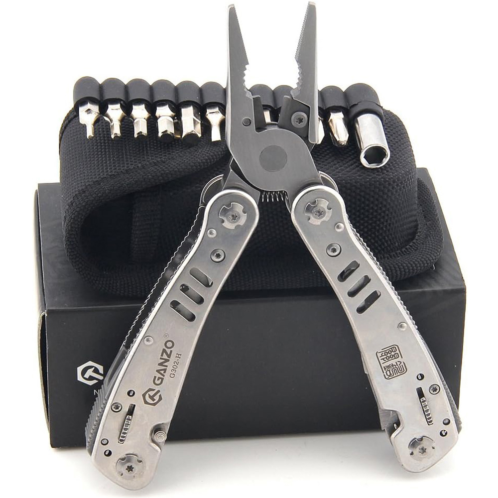 Ganzo Multiherramienta Color Plata 14 Funciones G302-h