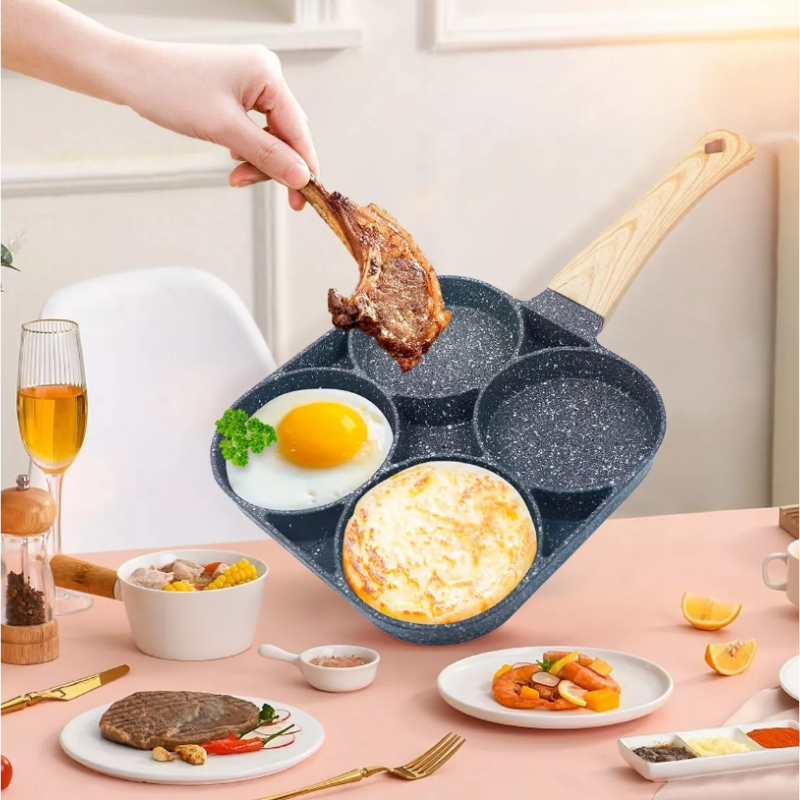 Sartén Antiadherente Para 4 Huevos.