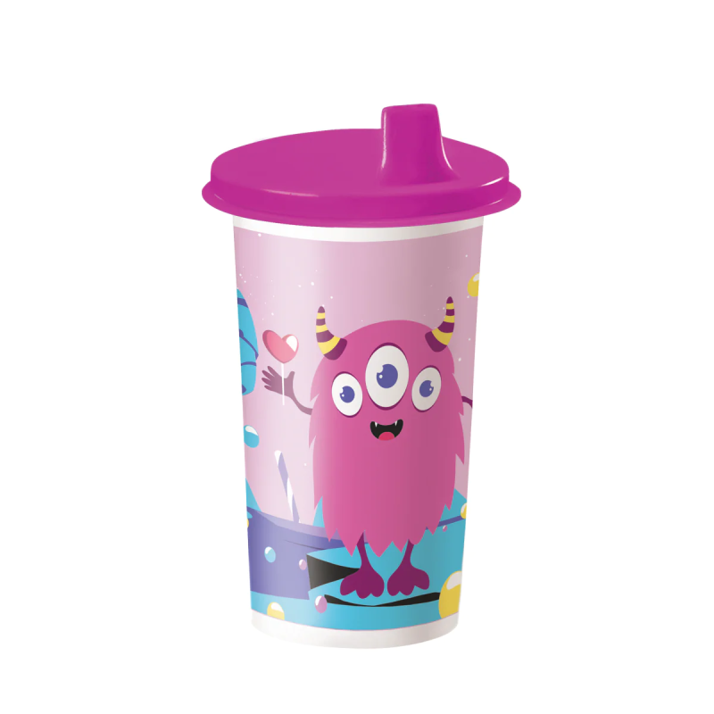 Maxi Vaso Campana Monstruo Zou 310ml Tupperware.