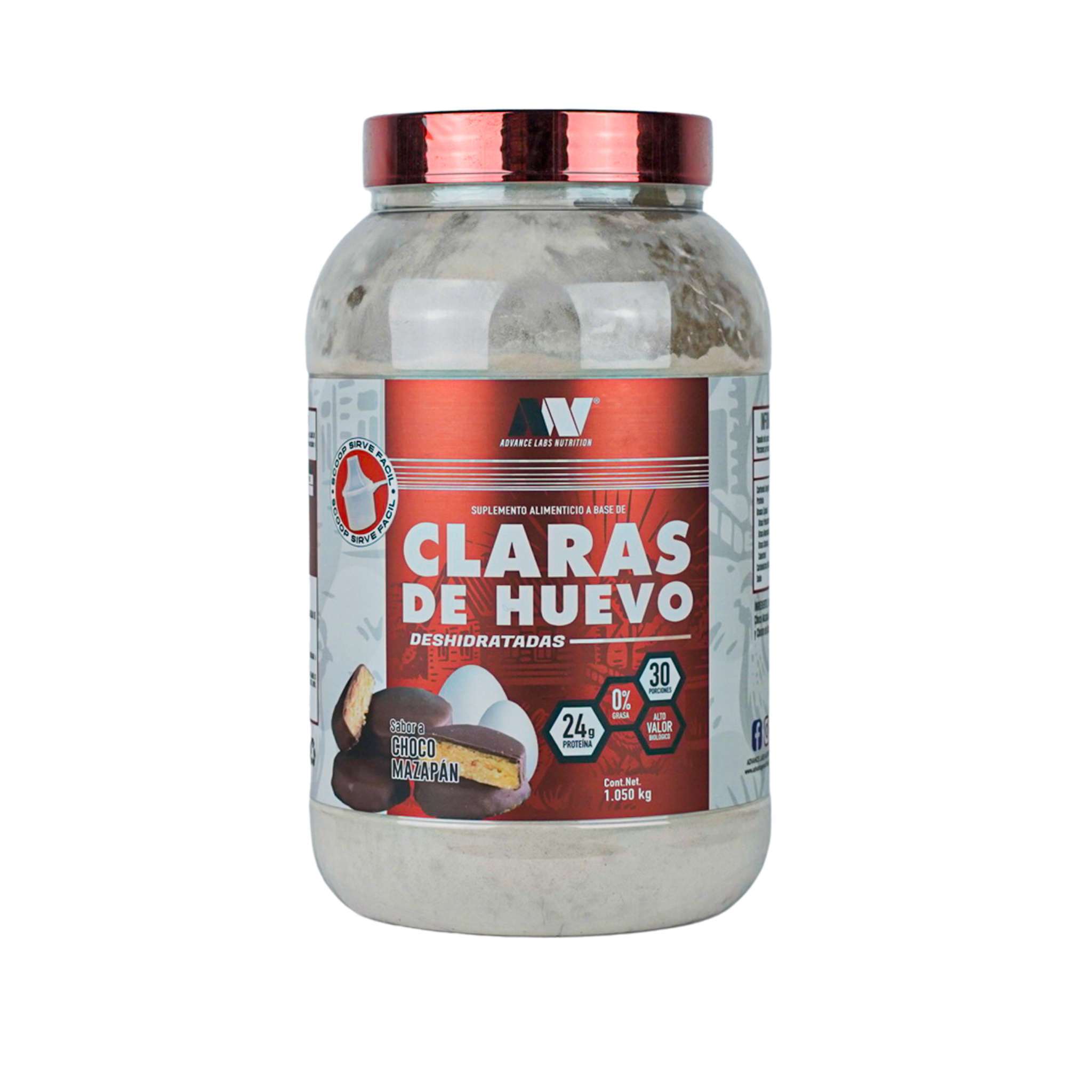 Advance Nutrition, Proteína de Claras de huevo, ChocoMazapan, Alto en Proteínas.