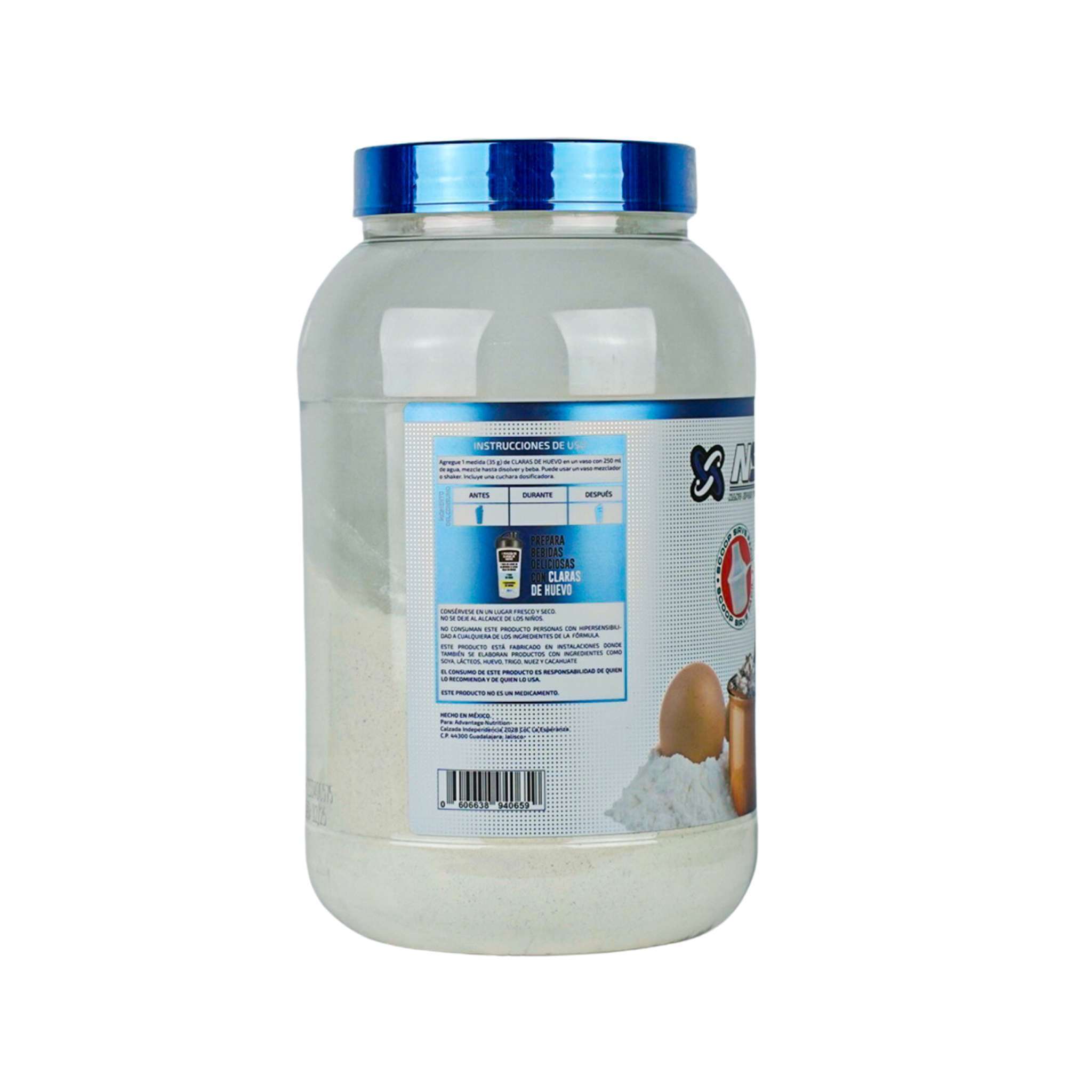 NST | Proteína de Claras de huevo, Cafe Moka, Alto en Proteínas