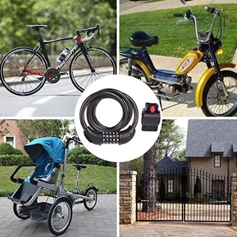 Candado Cadena Reforzado Alta Seguridad Para Bici O Moto.