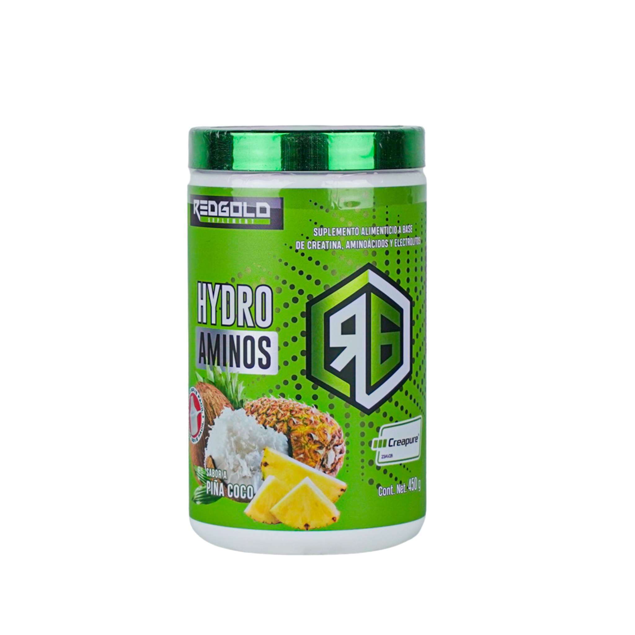Red Gold, Hydro Aminos con CREAPURE®, Sabor Piña coco