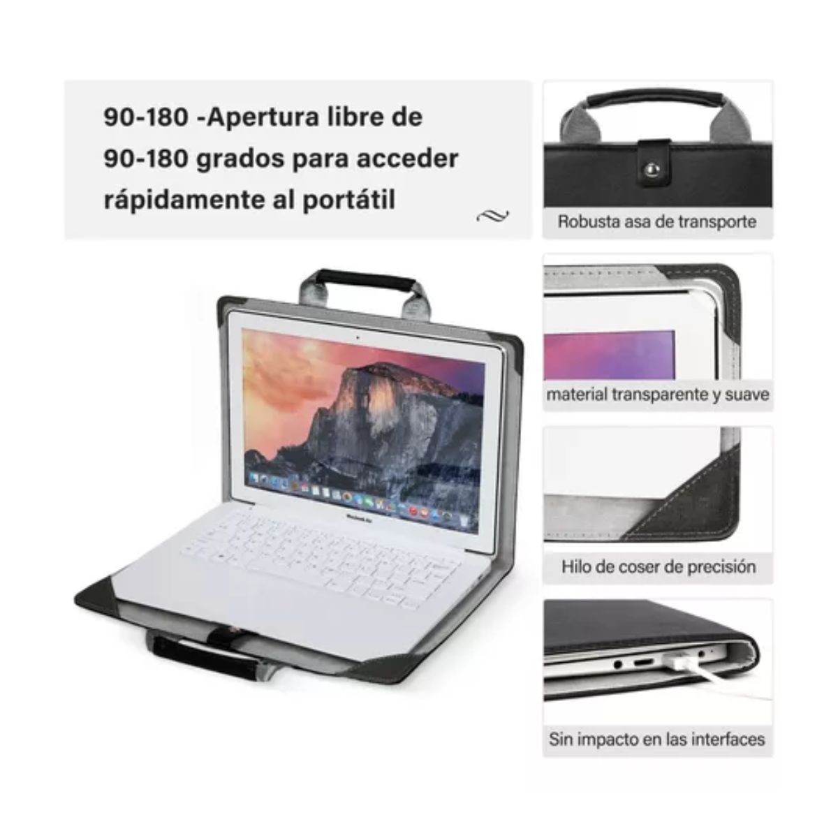 Funda De Laptop Protector Para Laptop Pro13/15.4 Impermeable 154 "negro