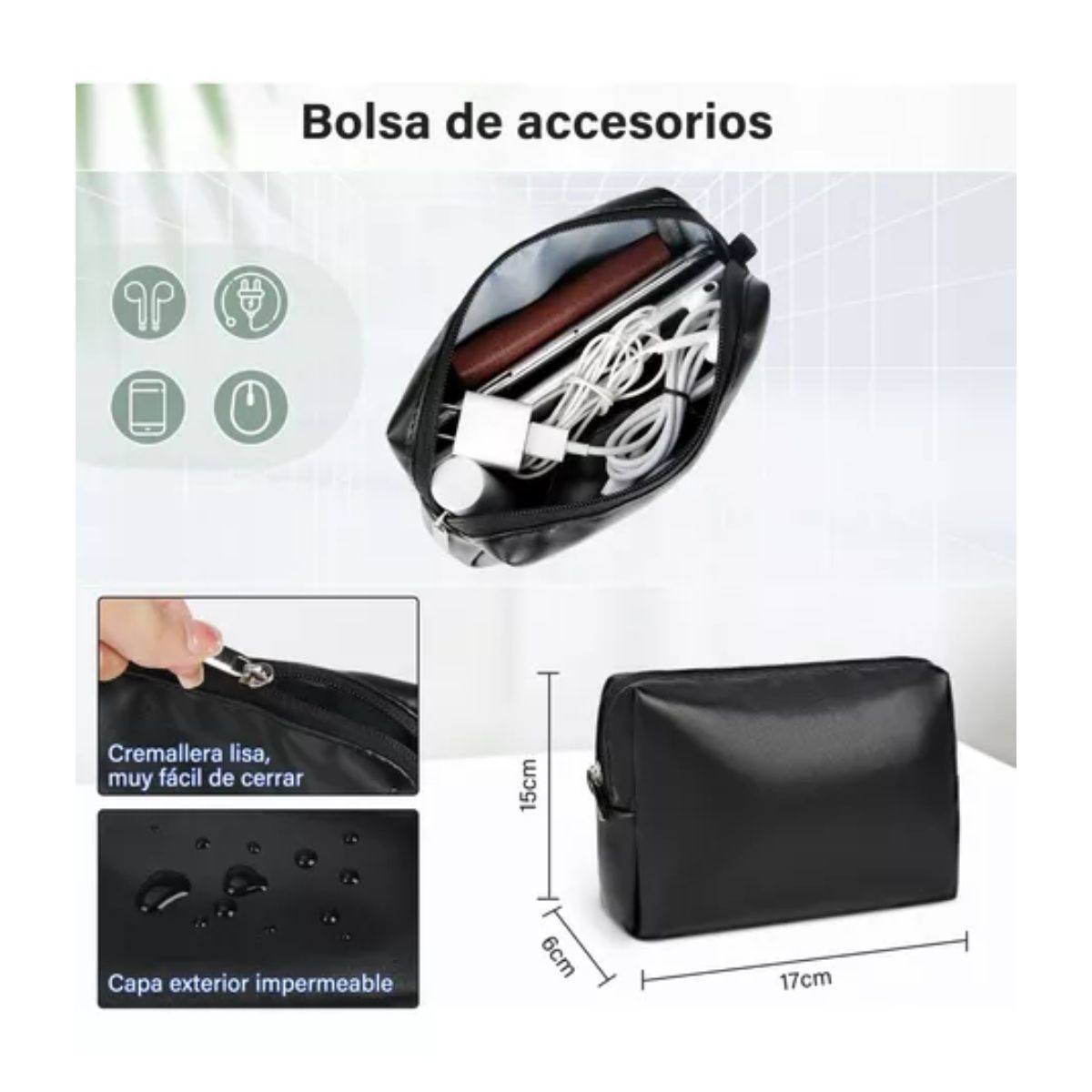 Funda De Laptop Protector Para Laptop Pro13/15.4 Impermeable 154 "negro