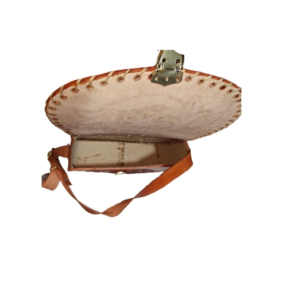 Bolsa Artesanal en Cuero Genuino