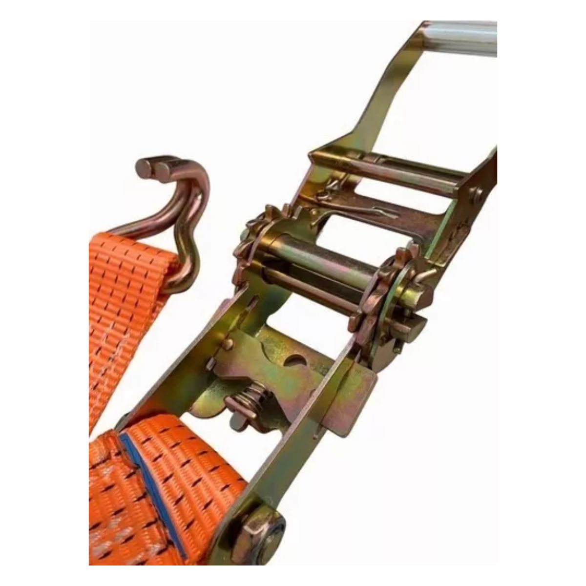 Eslinga Cinta De Amarre Con Matraca 5cm X 10m Máxima 2000kg NARANJA
