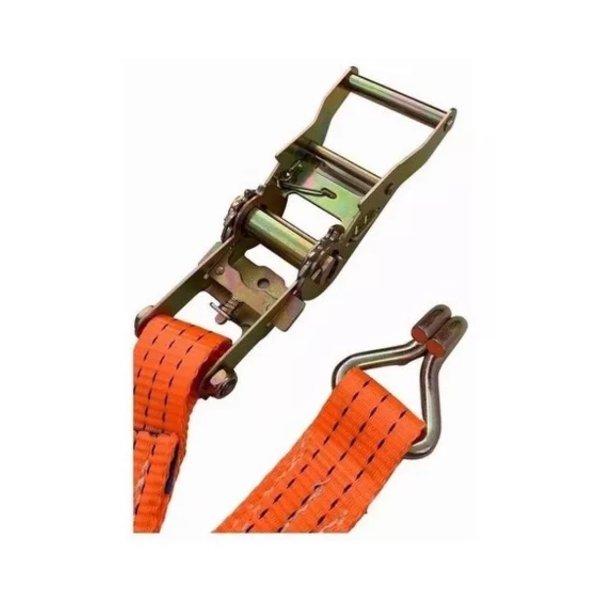 Eslinga Cinta De Amarre Con Matraca 5cm X 10m Máxima 2000kg NARANJA