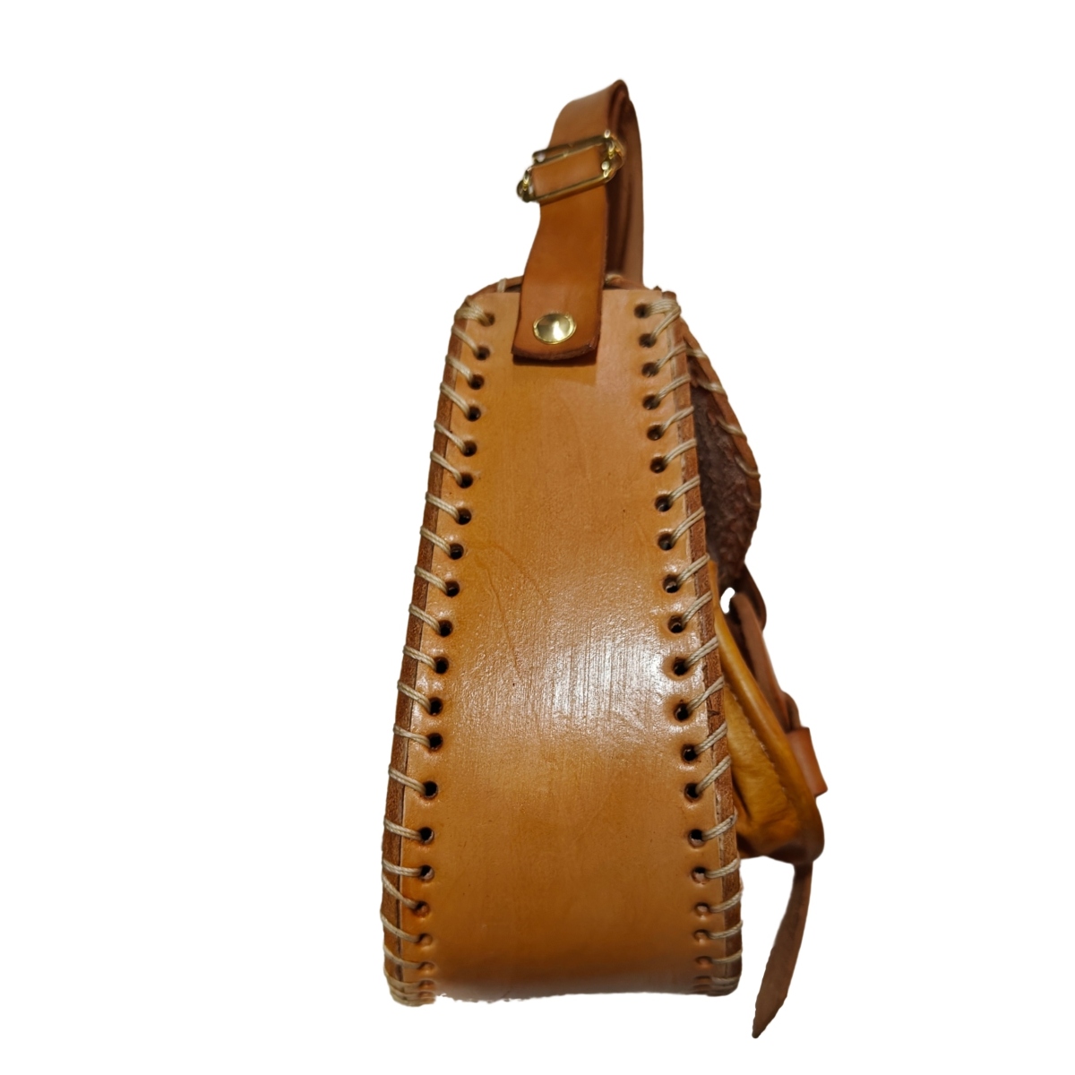 Bolsa Artesanal Margarita Cuero Genuino