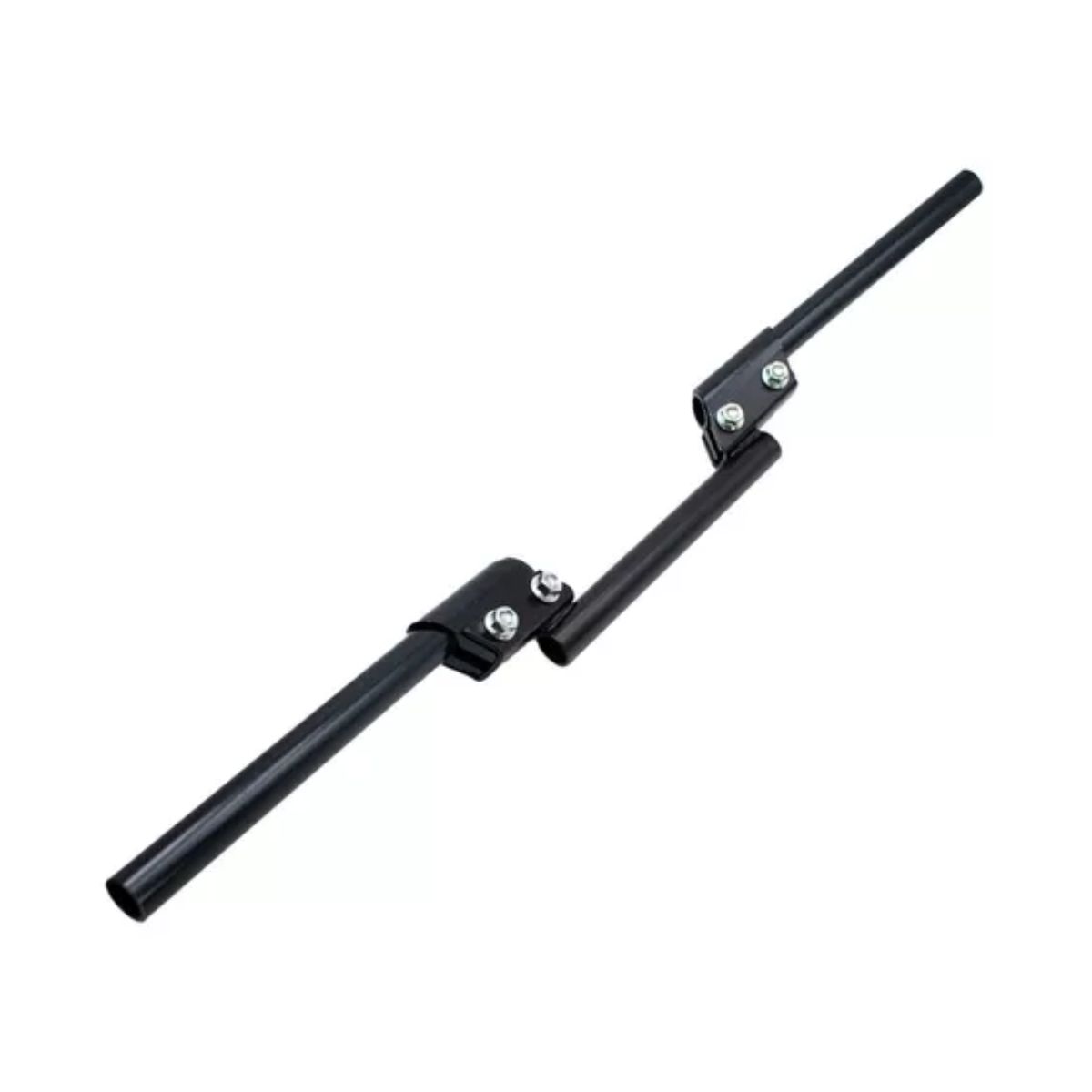 Manubrio Deportivo Moto Metalico Universal Posiciones 3 Pzs Negro