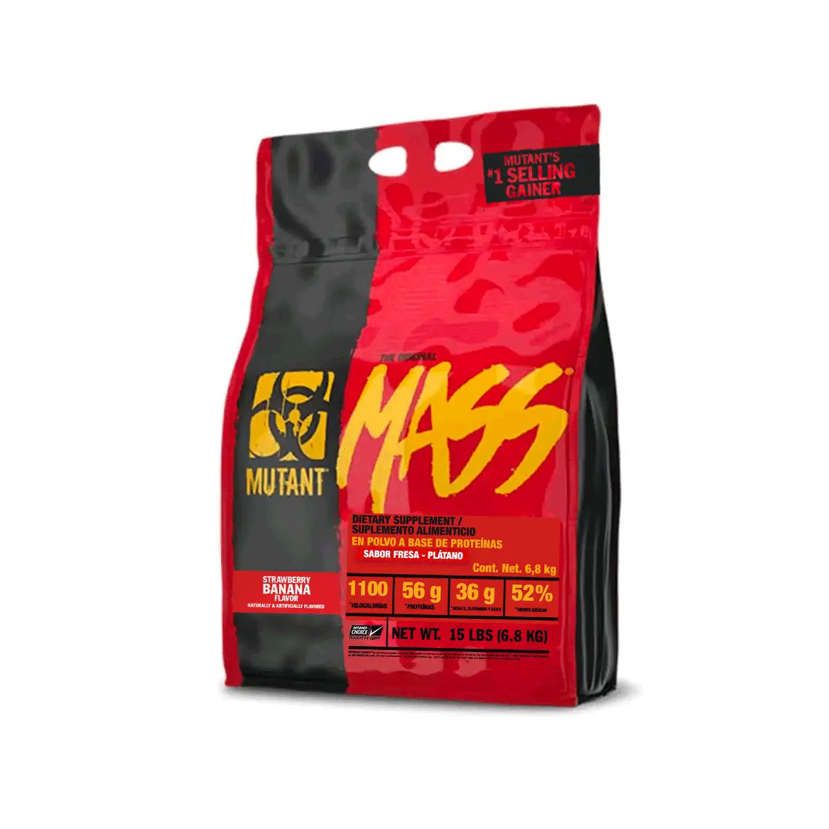 Ganador Mutant Mass 15 Lbs (24 serv).