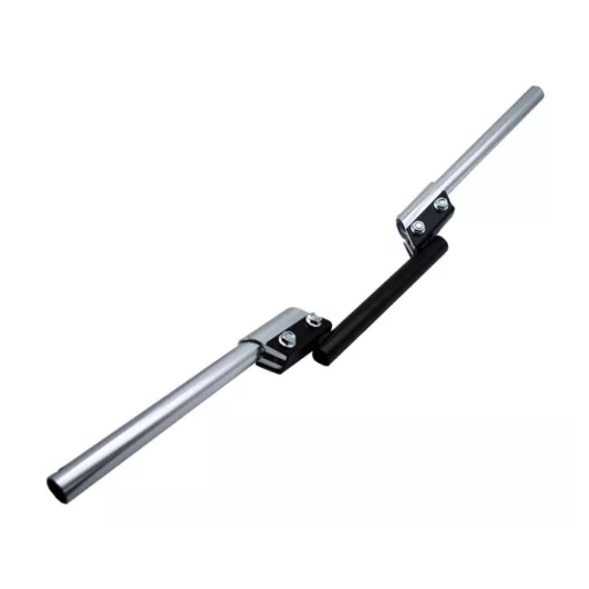 Manubrio Deportivo Moto Metalico Universal Posiciones 3 Pzs PLATA 