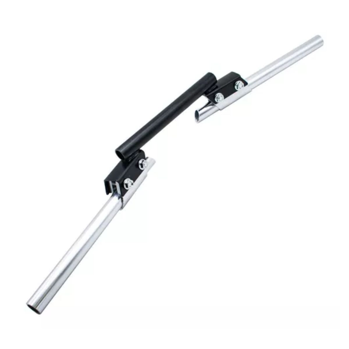 Manubrio Deportivo Moto Metalico Universal Posiciones 3 Pzs PLATA 