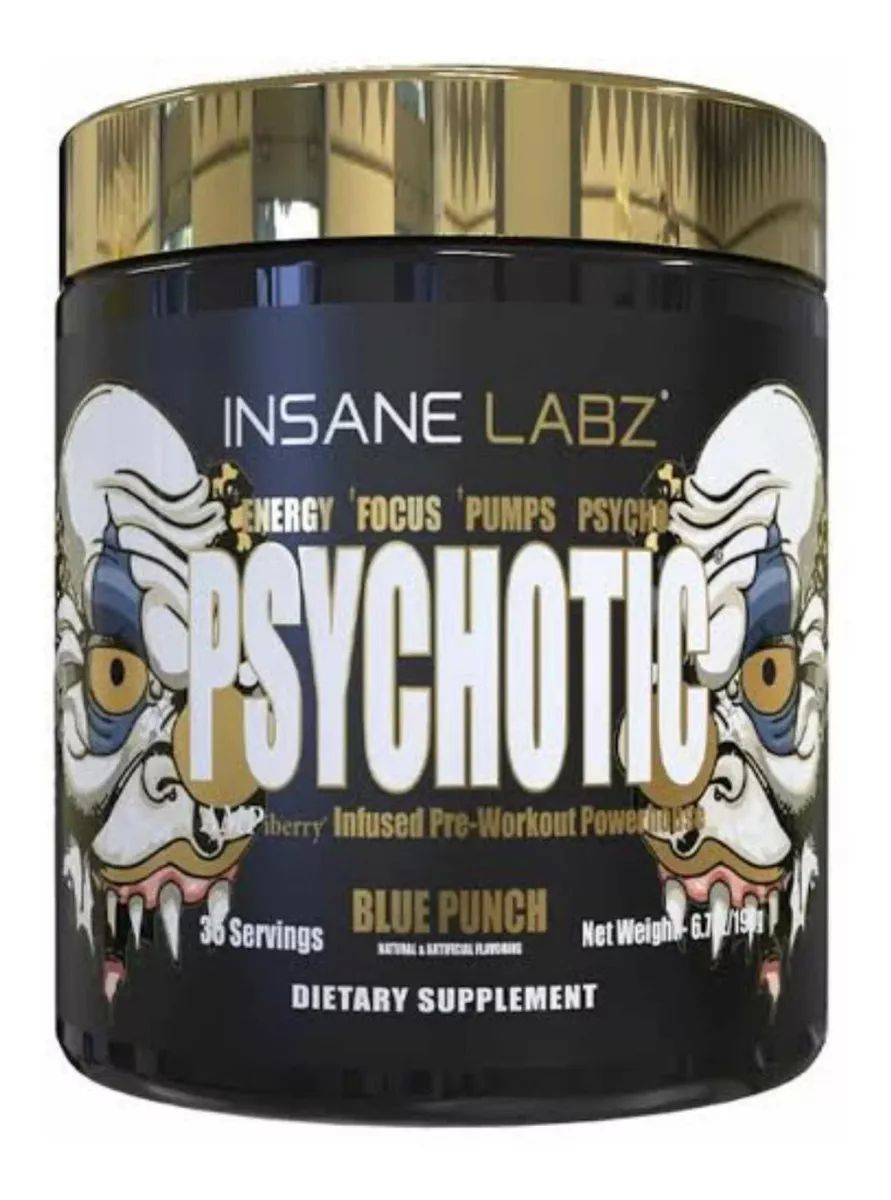 Psychotic gold blue punch 35 serv