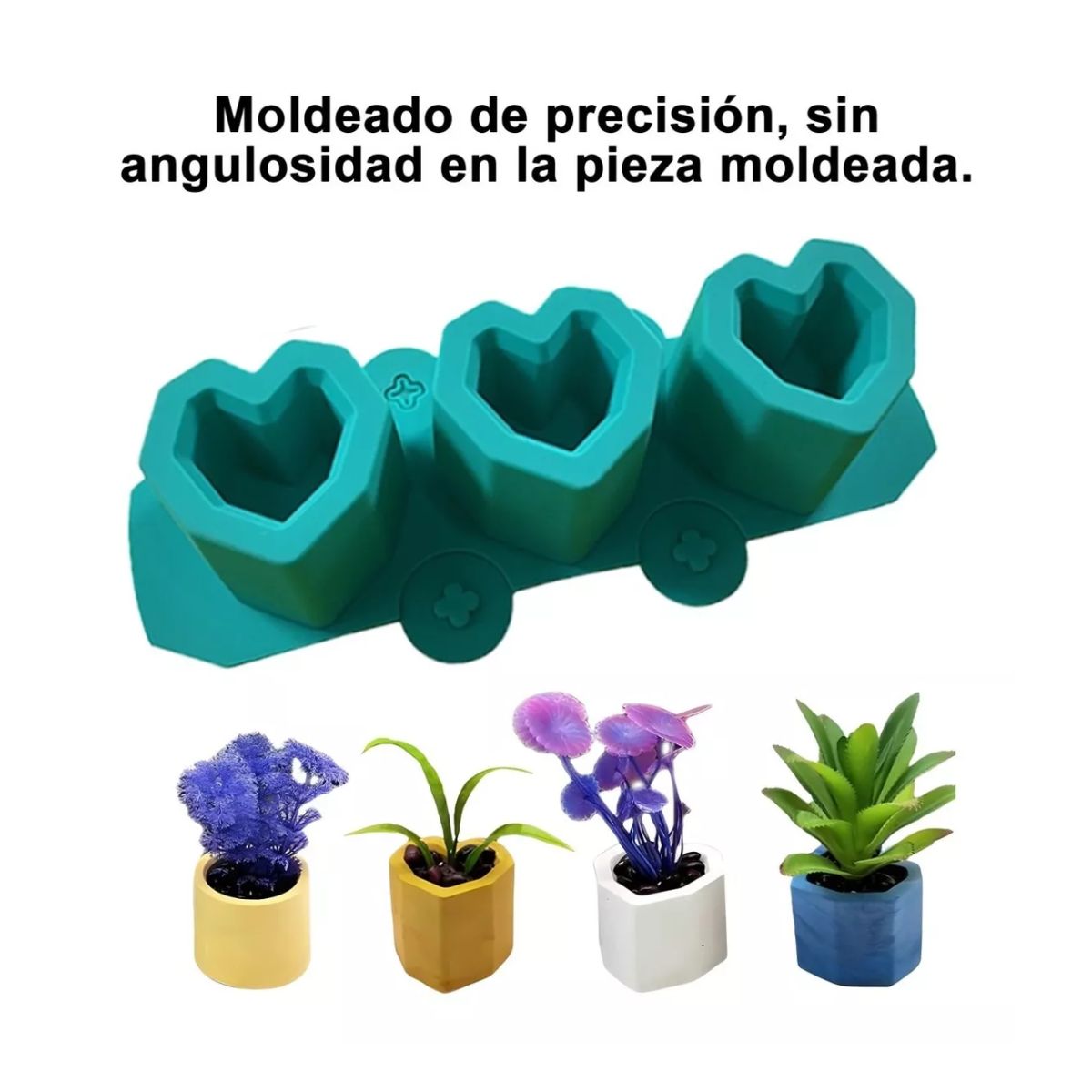 4 Uds Moldes De Silicona Para Maceta Hielo Vela Multiuso COLORES