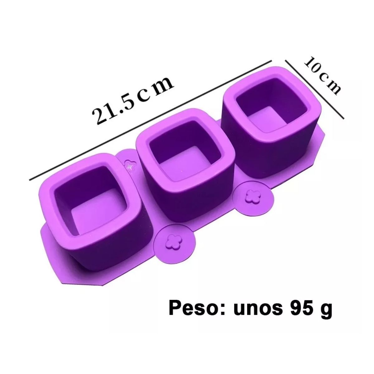 4 Uds Moldes De Silicona Para Maceta Hielo Vela Multiuso COLORES 