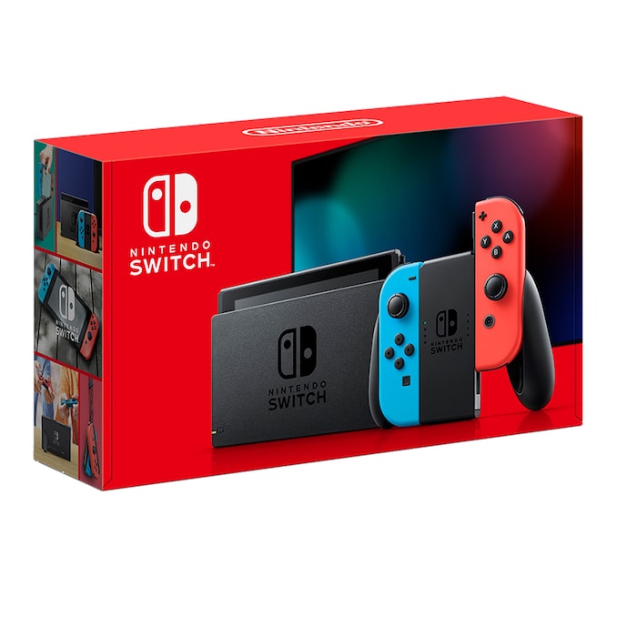 Consola Nintendo Switch Oled Neón 64gb 4gb Ram Portátil Color Neon Rojo & Neon Azul