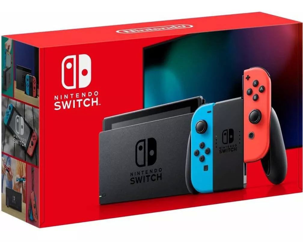 Nintendo Switch version 1.1 32GB Standard color rojo neón, azul neón y negro